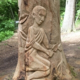 Photo 14 - Romano-Briton - detail from the World's tallest carved tree